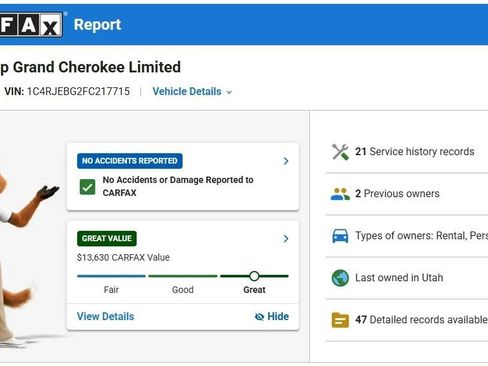 Used 2015 Jeep Grand Cherokee Limited w/ Luxury Group II image 3