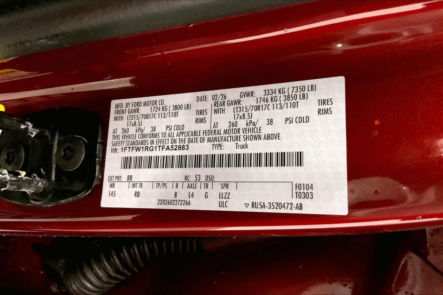 New 2026 Ford F150 Raptor AWD/4WD image 20