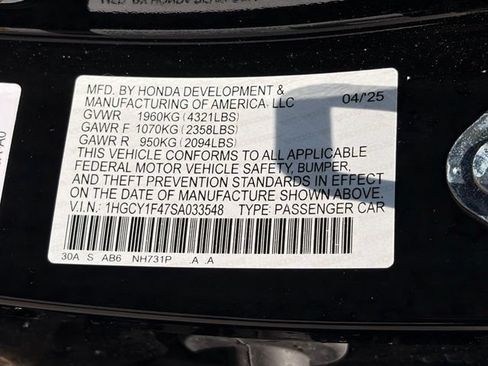 Used 2025 Honda Accord SE image 31
