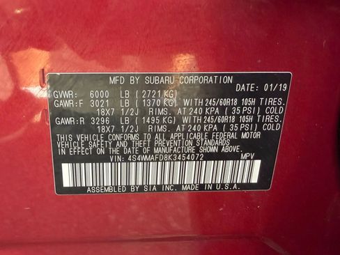 Used 2019 Subaru Ascent Premium image 76