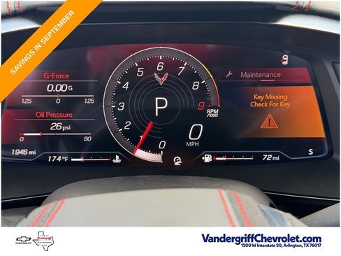 Used 2024 Chevrolet Corvette Z06 w/ Battery Protection Package RWD image 15