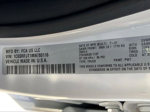 Used 2021 RAM 1500 Laramie w/ Sport Appearance Package image 31