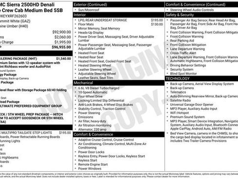 Used 2024 GMC Sierra 2500 Denali Ultimate w/ Max Trailering Package AWD/4WD image 7