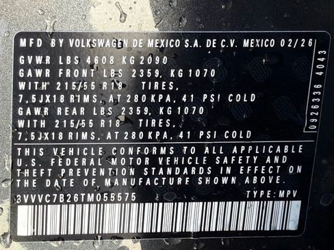 New 2026 Volkswagen Taos SE AWD/4WD image 42