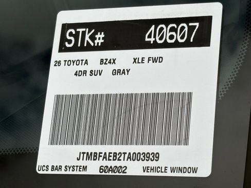 New 2026 Toyota bZ XLE image 24