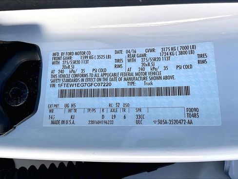 Used 2016 Ford F150 King Ranch w/ Equipment Group 601A Luxury image 33