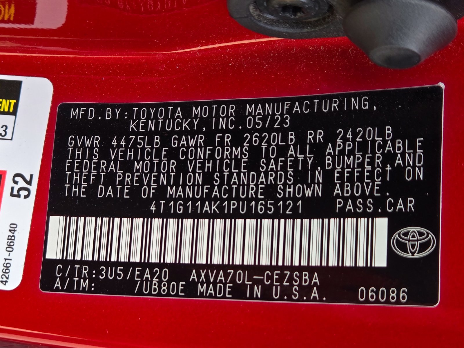 Used 2023 Toyota Camry SE FWD image 12