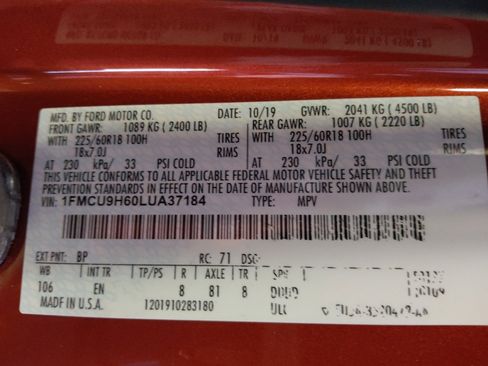 Used 2020 Ford Escape SEL image 33