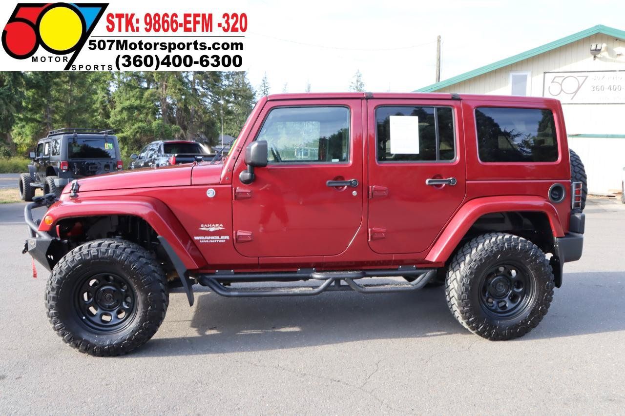 Used 2012 Jeep Wrangler Unlimited Sahara w/ Connectivity Group AWD/4WD image 3