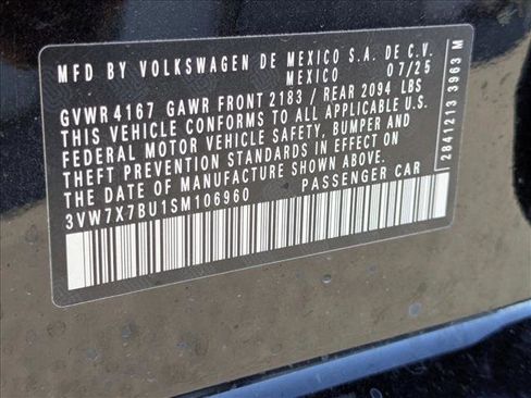 New 2025 Volkswagen Jetta SE image 18