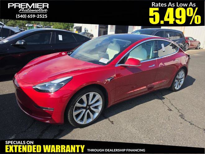Used 2018 Tesla Model 3 Long Range AWD/4WD image 1