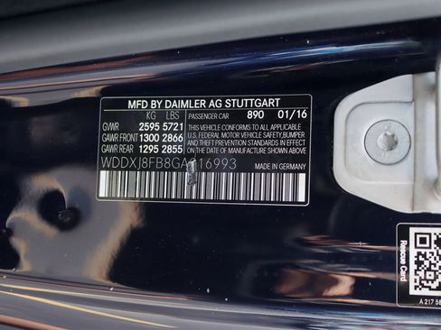 Used 2016 Mercedes-Benz S 550 4MATIC Coupe image 44