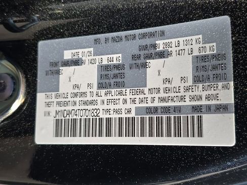 New 2026 MAZDA MX-5 Miata RF Grand Touring image 32