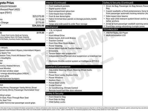 Used 2009 Toyota Prius w/ Pkg 2 FWD image 2