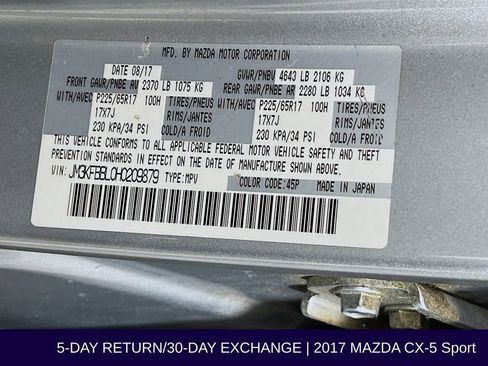 Used 2017 MAZDA CX-5 Sport image 34