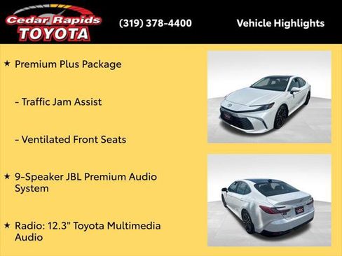 Certified 2026 Toyota Camry XLE w/ Premium Plus Package FWD image 33