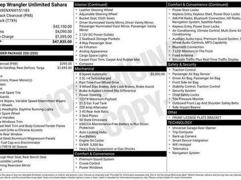 Used 2022 Jeep Wrangler Unlimited Sahara AWD/4WD image 5