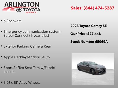 Used 2023 Toyota Camry SE image 4
