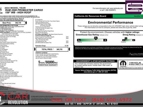 Used 2022 RAM ProMaster 2500 FWD image 8