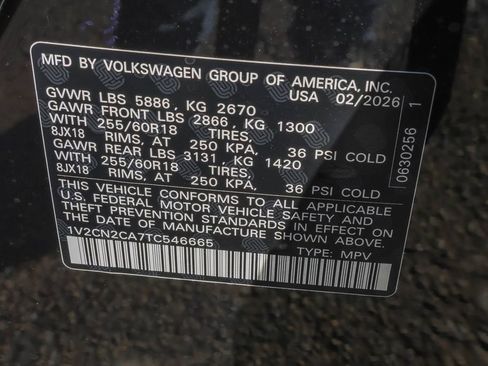 New 2026 Volkswagen Atlas Peak Edition image 45