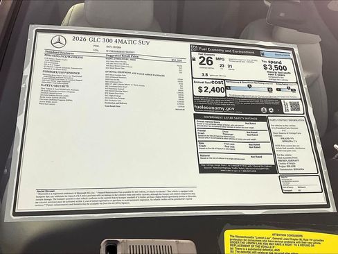 New 2026 Mercedes-Benz GLC 300 4MATIC image 18