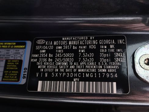 Used 2021 Kia Telluride EX w/ EX Premium Package image 62