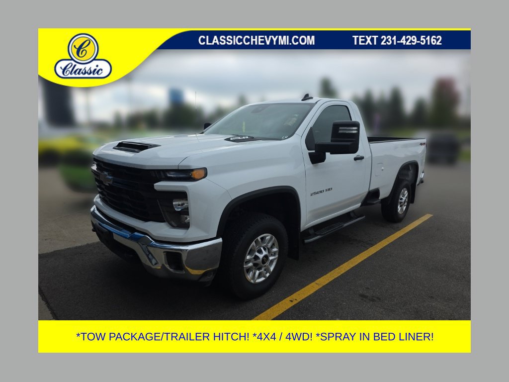 Used 2026 Chevrolet Silverado 2500 W/T w/ Snow Plow Prep/Camper Package AWD/4WD image 1