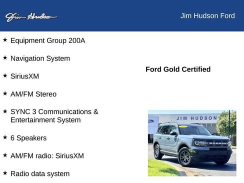 Certified 2023 Ford Bronco Sport Big Bend w/ Convenience Package AWD/4WD image 12
