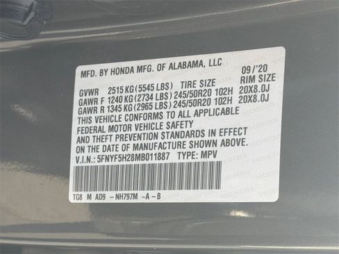 Used 2021 Honda Pilot Special Edition image 33