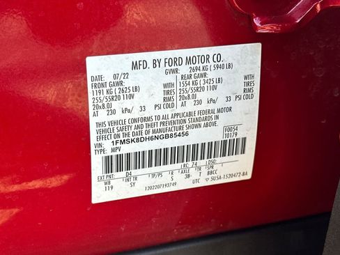 Certified 2022 Ford Explorer XLT w/ Equipment Group 202A image 32