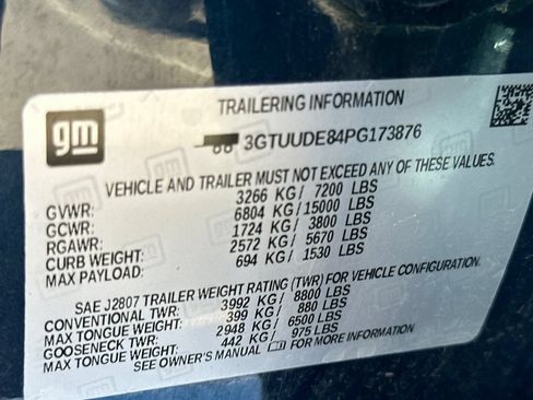 Used 2023 GMC Sierra 1500 SLT w/ SLT Premium Plus Package AWD/4WD image 26