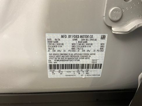 New 2026 Ford Explorer Active AWD/4WD image 28