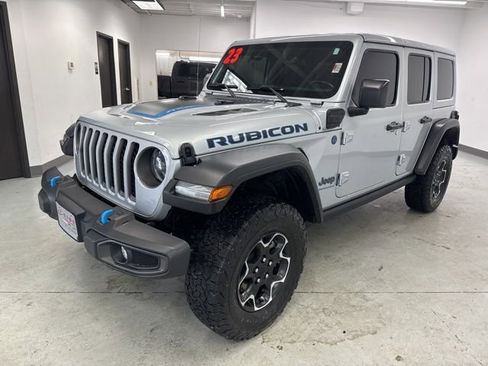 Used 2023 Jeep Wrangler Unlimited Rubicon 4xe w/ Cold Weather Group AWD/4WD image 4