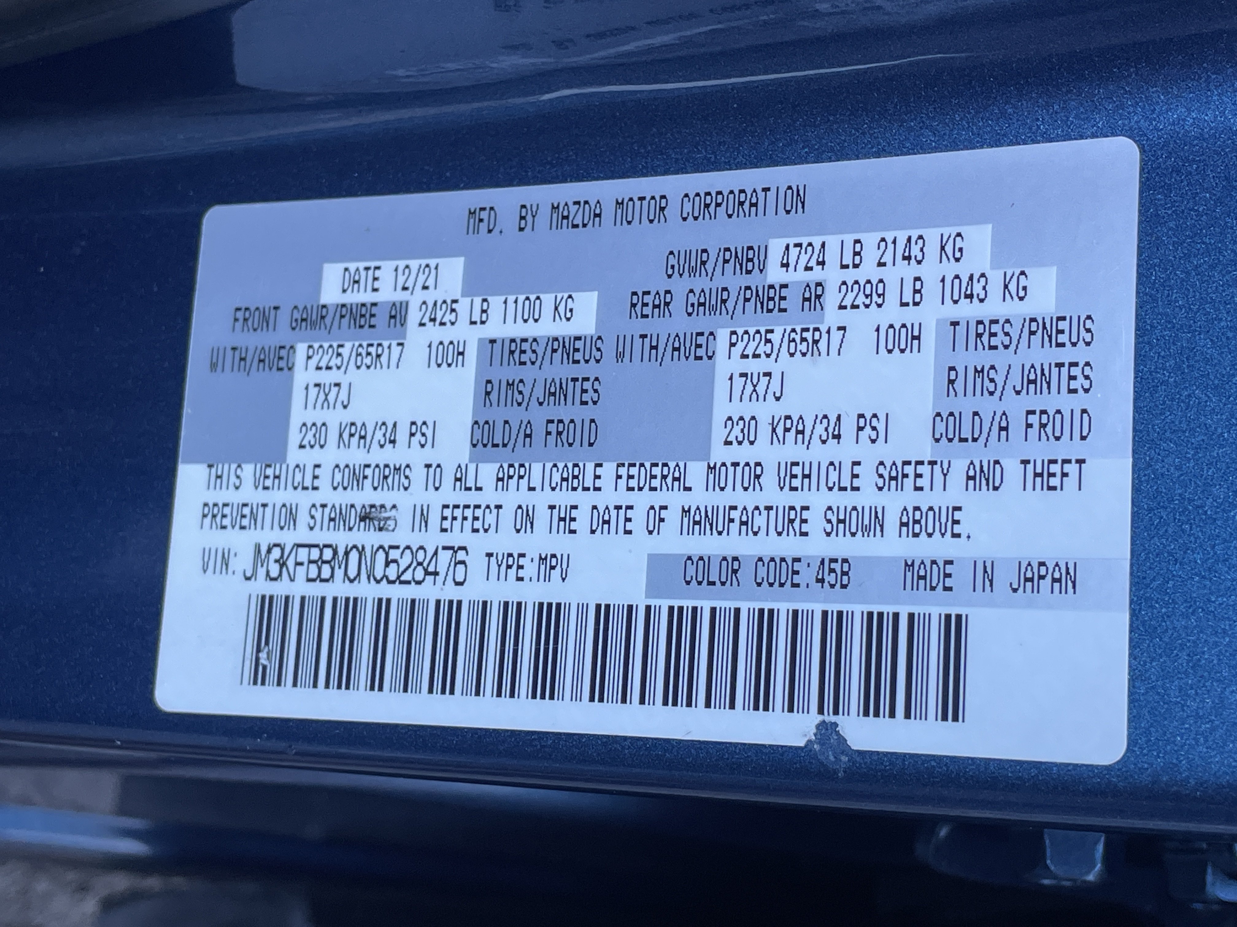 Used 2022 MAZDA CX-5 AWD 2.5 S w/ Select Package image 33