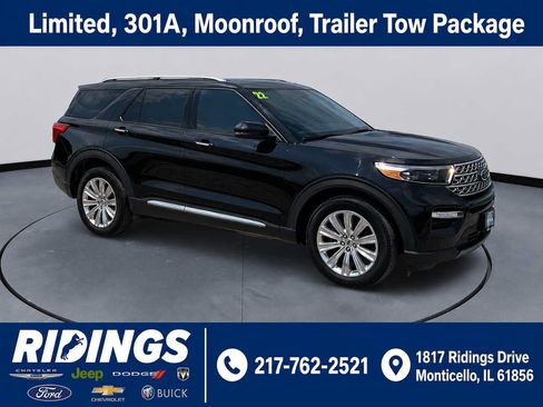 Used 2022 Ford Explorer Limited w/ Equipment Group 301A AWD/4WD image 1