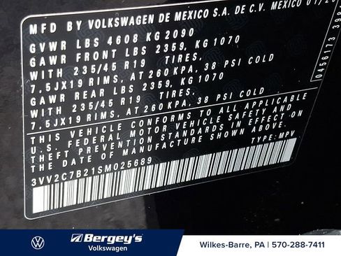Used 2025 Volkswagen Taos SE AWD/4WD image 31