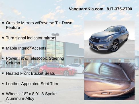 Used 2017 INFINITI QX50 Base w/ Premium Package image 12