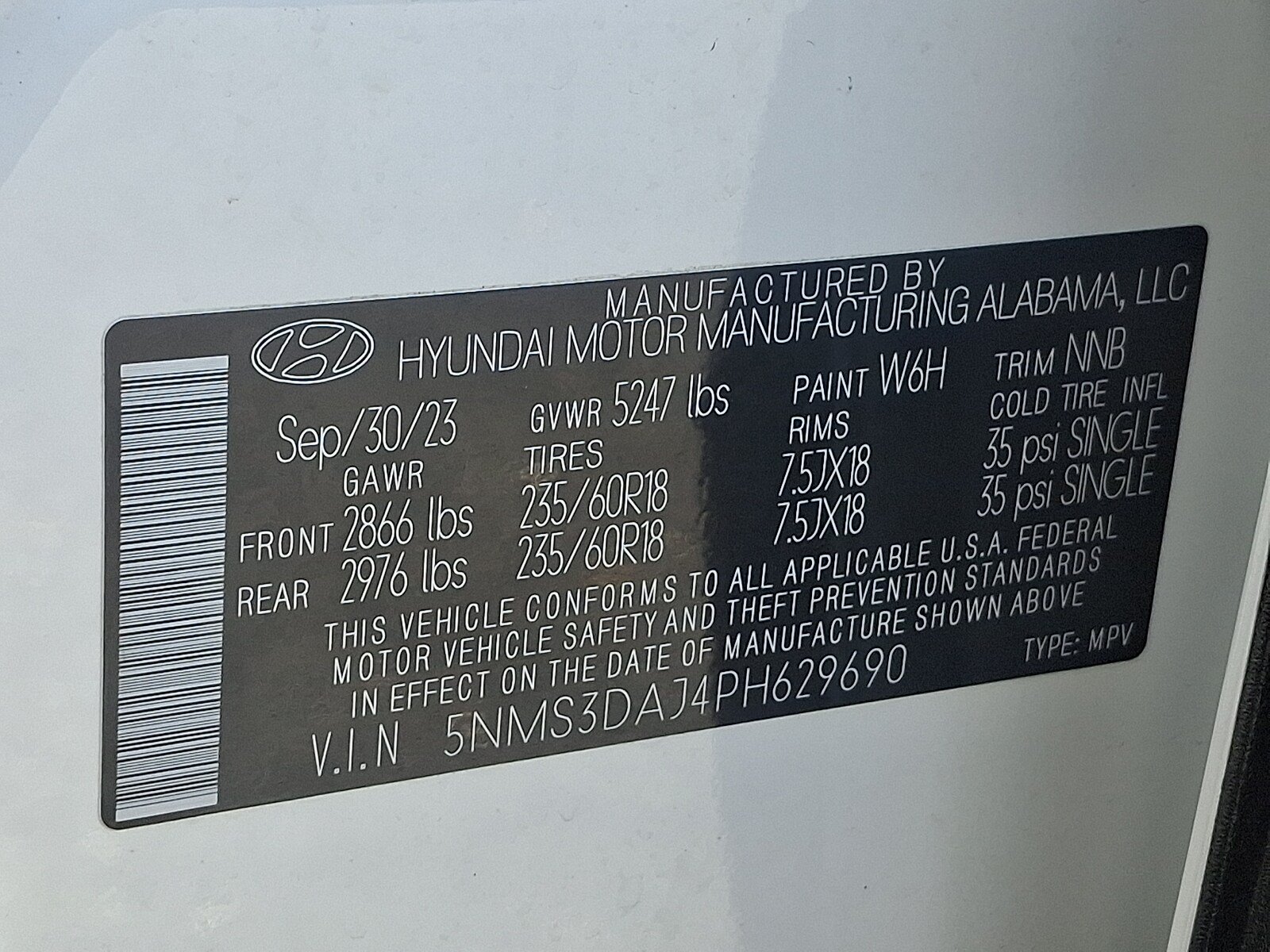 Certified 2023 Hyundai Santa Fe SEL w/ Premium Package AWD/4WD image 30
