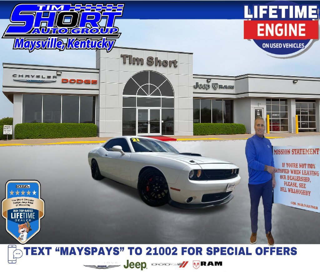 Used 2021 Dodge Challenger R/T Scat Pack w/ Shaker Package RWD 360° Tour