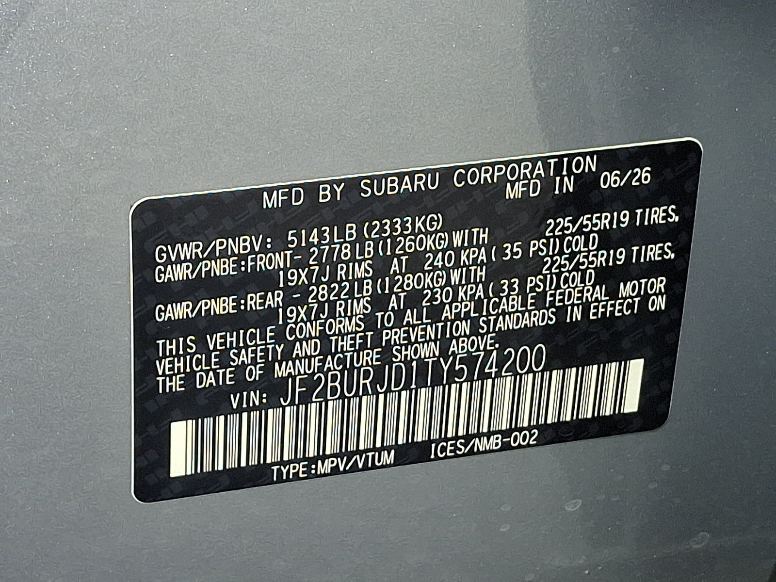 New 2026 Subaru Outback Touring XT AWD/4WD image 18