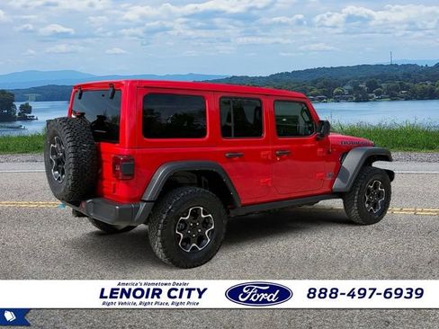 Used 2021 Jeep Wrangler Unlimited Rubicon 4xe w/ Cold Weather Group image 3