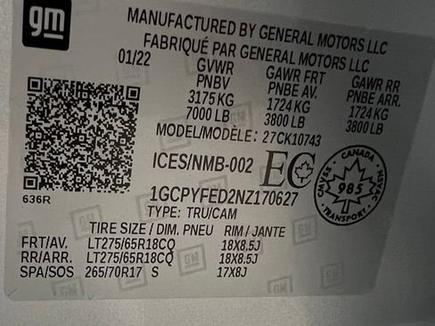 Used 2022 Chevrolet Silverado 1500 LT Trail Boss w/ Bed Protection Package image 57