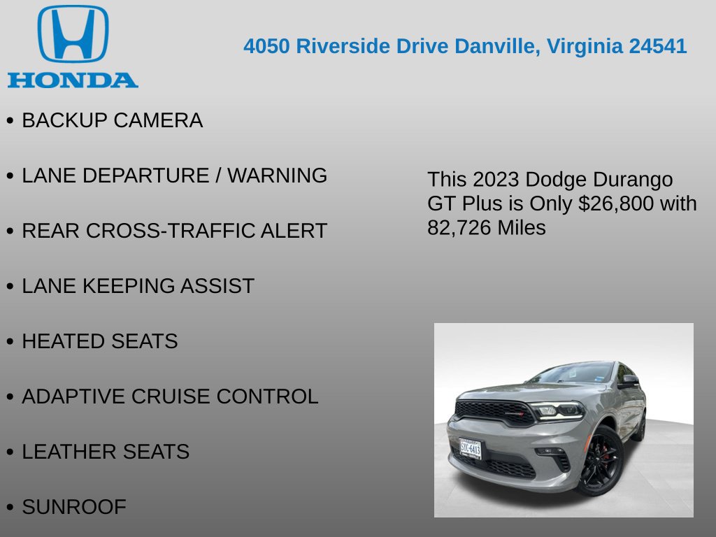 Used 2023 Dodge Durango GT AWD/4WD image 12