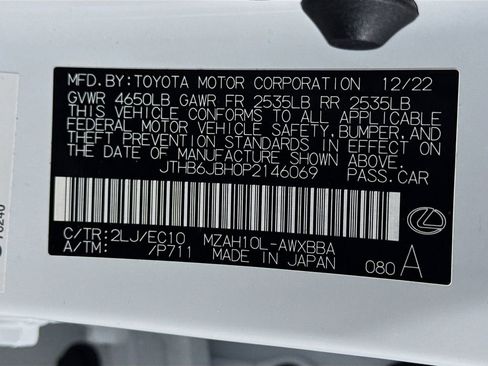 Certified 2023 Lexus UX 250h F Sport w/ Accessory Package (Z2) FWD image 34