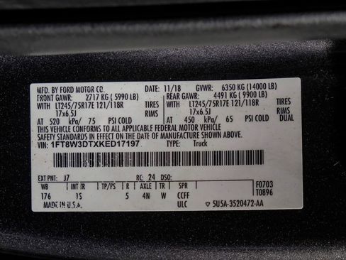 Used 2019 Ford F350 XL w/ STX Appearance Package image 60