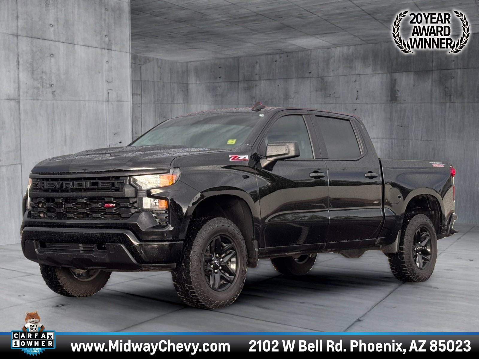 Certified 2025 Chevrolet Silverado 1500 Custom Trail Boss AWD/4WD image 1