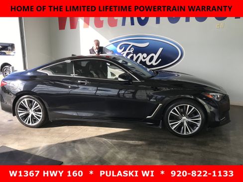 Used 2017 INFINITI Q60 2.0t image 1