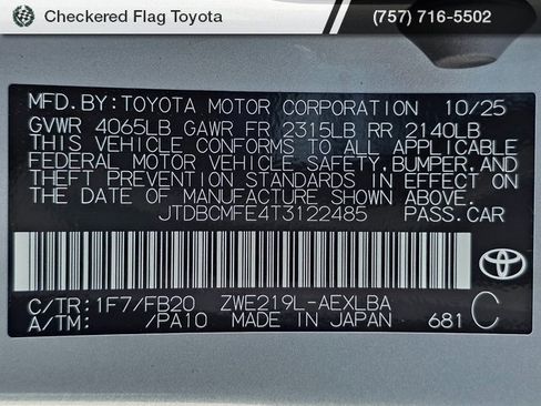 Used 2026 Toyota Corolla LE image 22