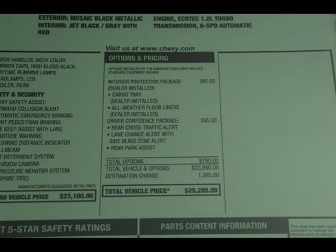 New 2026 Chevrolet Trax RS image 21