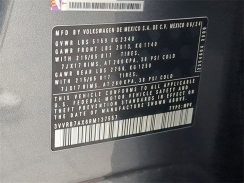 Certified 2024 Volkswagen Tiguan S image 34